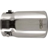 Simoni Racing - Ovaal Schuin - Uitlaatsierstuk - Inox - 75x80xL128