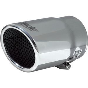 Simoni Racing - Ovaal Schuin - Uitlaatsierstuk - Inox - 75x80xL128