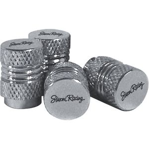 Simoni Racing - Set Ventielkapjes - Chroom - Aluminium - 4 Stuks