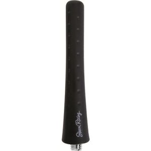 Simoni Racing Aluminium Antenne Rubber - Zwart - Lengte 8cm