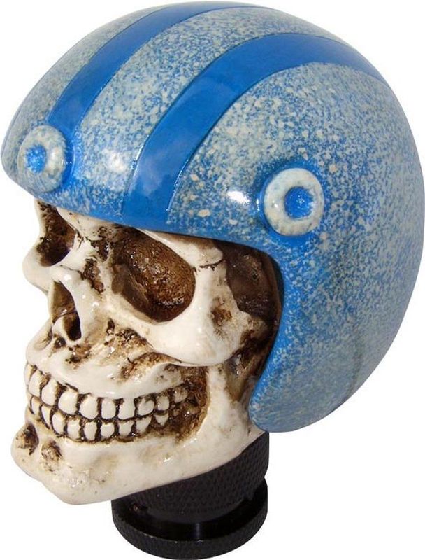 Simoni Racing - Pookknop - Skull - Blauw - Kunststof