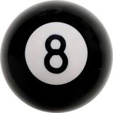 Simoni Racing - Pookknop 8-Ball - Zwart - Kunststof - Universeel