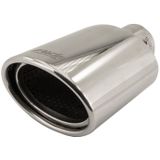 Simoni Racing - UitlaatSierstuk - Ovaal - RVS - Diameter 119x76mm - Lengte 178mm