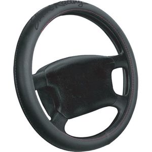 Simoni Racing - Stuurwielhoes - Zwart/Rood - Kunstleer