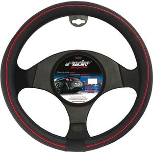 Simoni Racing - Stuurwielhoes - Zwart/Rood - Textiel