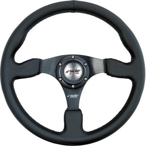 Simoni Racing Sportstuur Defender 350mm - Zwart Eco-Leder