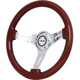 Simoni Racing - SportStuur Didier - Hout - Diepte 6cm - Universeel Gebruik