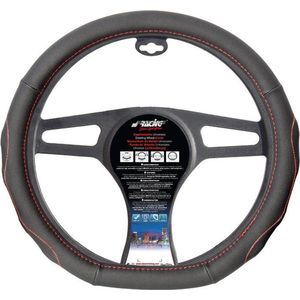 Simoni Racing Stuurwielhoes Compe Flat Bottom Zwart/Rood