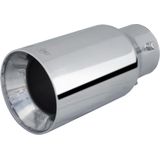 Simoni Racing Uitlaat Sierstuk Rond - RVS - Ø90xL185mm