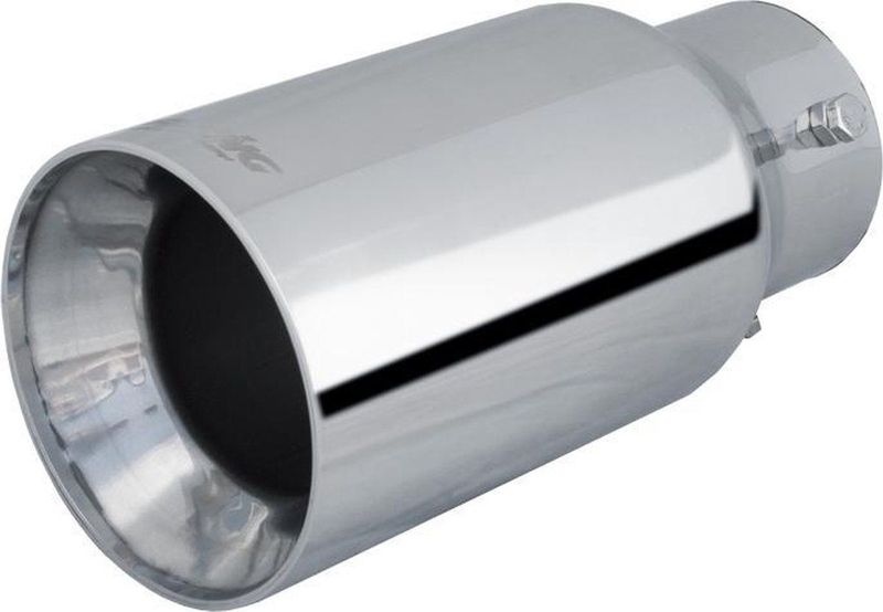 Simoni Racing Uitlaat Sierstuk Rond - RVS - Ø90xL185mm