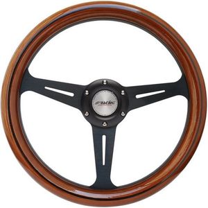 Simoni Racing - Futa - Sportstuur - Hout/Zwart - Diameter 350mm