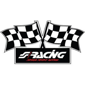 Simoni Racing - Sticker 'Flag' - 100x50mm