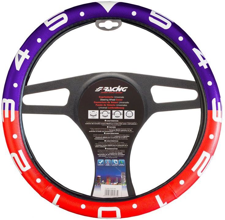 Simoni Racing - Stuurwielhoes - Multicolor - Kunstleer