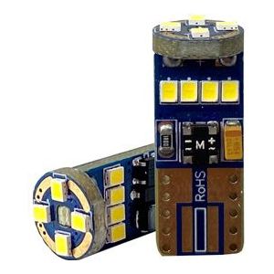 Simoni Racing - T10 LED Lampen - High Brightness Superwhite - Set van 2 - 250Lm - 6000K - SMD LED - 12V