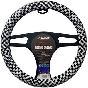 Simoni Racing Stuurwielhoes Pied de Poule - 37-39cm - Textiel
