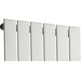 Wiesbaden Millennium sierradiator 200x45 cm wit midden/onderaansluiting