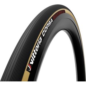 Vittoria Corsa 28 - 25 mm grafiet 2.0, uniseks, zwart, beige, Eén maat