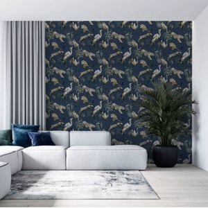 Behang Jungle Dieren - Behang - Muurdecoratie - Wanddecoratie - Vliesbehang - Zero