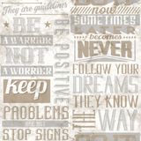 Noordwand-Behang-Friends-&-Coffee-Words-and-Letters-metallic-en-beige