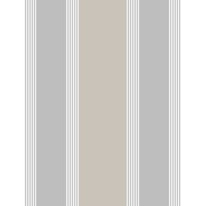 Behang met klassieke brede strepen - Behang - Muurdecoratie - Wanddecoratie - Vliesbehang - Thema - 0,53 x 10,05 M.