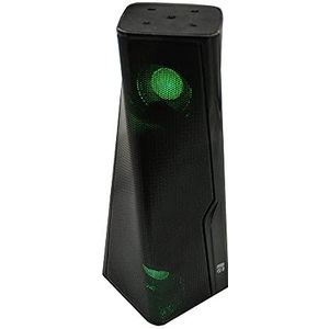 Xtreme videogames Speaker BT 5.0 draagbare draadloze luidspreker, Tower Twins Led Light 33150, zwart