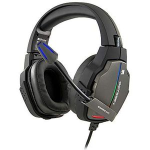 Xtreme Odyssey Diamond-hoofdtelefoon met (Bedraad), Gaming headset, Zwart