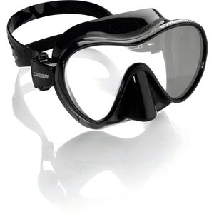 Cressi F1-masker - frameloos masker voor duiken en snorkelen, verkrijgbaar in standaard en kleine versies, M/L