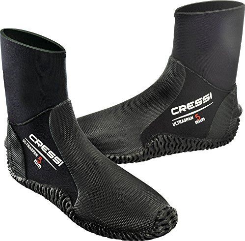 Cressi Ultra Span Boots 5mm Neopreen Ultra Span Duiklaarzen, L8/8.5, Zwart