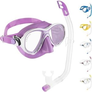 Cressi Marea Vip Jr, Colorama snorkelset, 7/13 jaar (gemaakt in Italië)