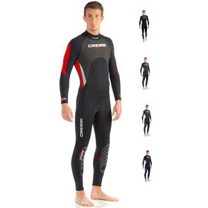 MOREA WETSUIT FULL BLACK/RED MAN XL/5