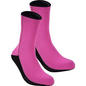 Cressi Metallic Boots sokken, premium, neopreen, 3 mm, ultra stretch, antislip, uniseks, roze, M