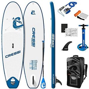 Cressi Isup Complete Set �– Opblaasbare Stand Up Paddle Board Set compleet met alle benodigde accessoires voor gebruik en transport, uniseks volwassenen