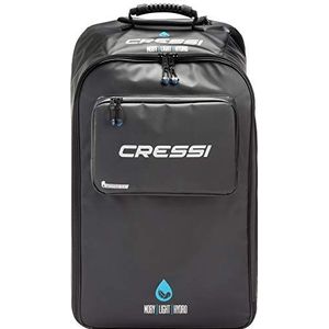 Cressi Moby Light Hydro Bag waterdichte duiktas/trolley, uniseks, volwassenen, zwart, 85 liter