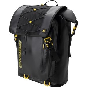 Cressi Venom Dry Backpack, rugzak, waterdicht, uniseks, volwassenen, zwart, 30 l