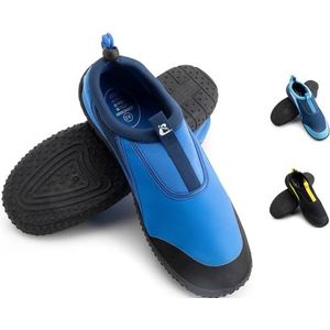 Cressi Coco Aquashoes uniseks schoenen ontworpen voor watersport en comfortabel wandelen in vochtige omgevingen, zee en strand, blauw/donkerblauw, 44 EU / 9,5 UK