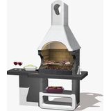 Sarom Fuoco - ULISSE - Houtskoolbarbecue - Cementgrijs - 67 x 40 cm