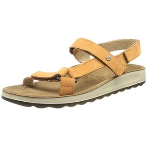 Cognac Lederen Sportieve Sandaal Flyflot maat 36