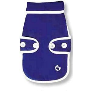 Croci C7074916 gestoffeerde jas Sestriere, blauw/wit, 55 cm