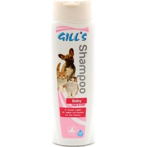 Croci Gill's - Babyshampoo voor puppy's, honden en katten, brandt de ogen niet, irriteert de huid niet, 200 ml
