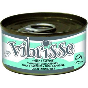 Vibrisse Cat Tonijn / Sardines 70 GR (24 stuks)