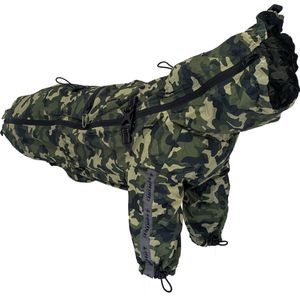 Croci regenjas hiking go mimetic camouflage groen (80 CM)