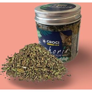 Croci Euphoria Catnip blik kattengras, gedroogd, gehakt, 25 g