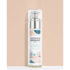Vegan & Organic Regenererende en voedende crème tegen ouderdom biologisch gezicht - normale huid - 50 milliliter