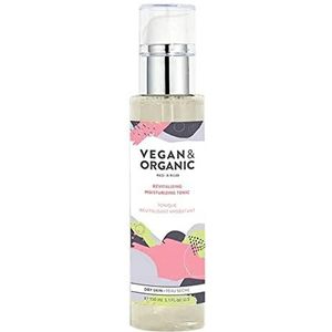 Vegan & Organic Tonic Revitaliserend en hydraterend biologisch gezicht - droge huid - 150 milliliter