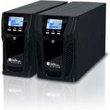 Riello - Vision VST800 - UPS - 800 VA - Sinusvormig Uitgangssignaal