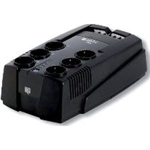 Riello - iPlug 600VA - PC Voeding - Zwart - 0,6 kVA - 360 W