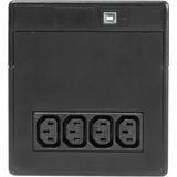 Riello UPS Net Power NPW 1000 - UPS - Donkergrijs - 600 Watt - 1000 VA