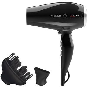 GA.MA - Diamond Ceramic - Haardroger - Zwart - 2300 W