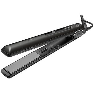 GA.MA - G-Style Oxy-Active IHT Classic - Haarstyler - Zwart - Siliconen Chrome