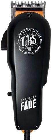 Ga.Ma - Absolute Fade - Tondeuse - Zwart - Staal - 8 Opzetkammen